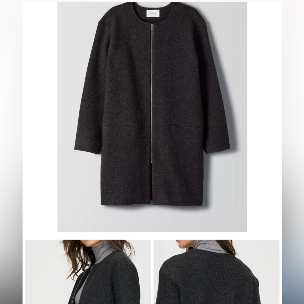 Wilfred Coat—- Branville size small——light grey. - Picture 2 of 3
